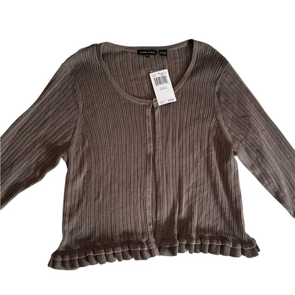 Jeanne Pierre Mudslide Cardigan Sweater Size XL NWT - Picture 6 of 17